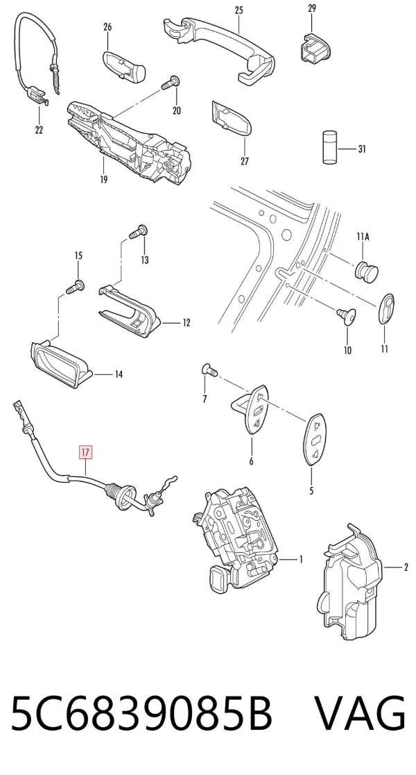  5C6839085B VAG