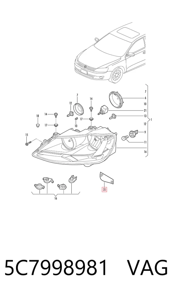  5C7998981 VAG