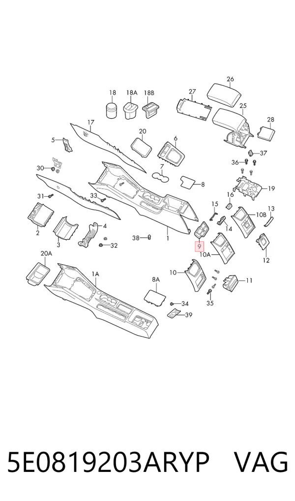  5E0819203ARYP VAG