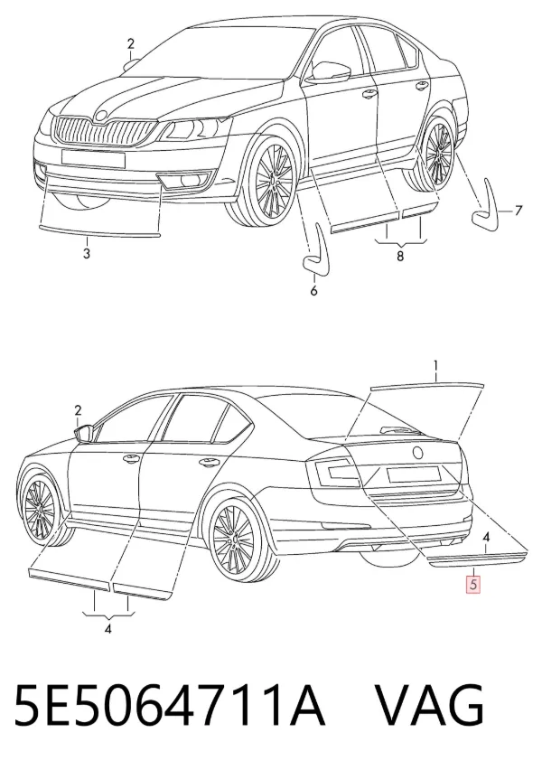  5E5064711A VAG