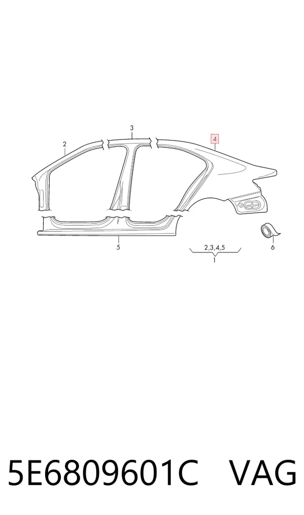  5E6809601C VAG