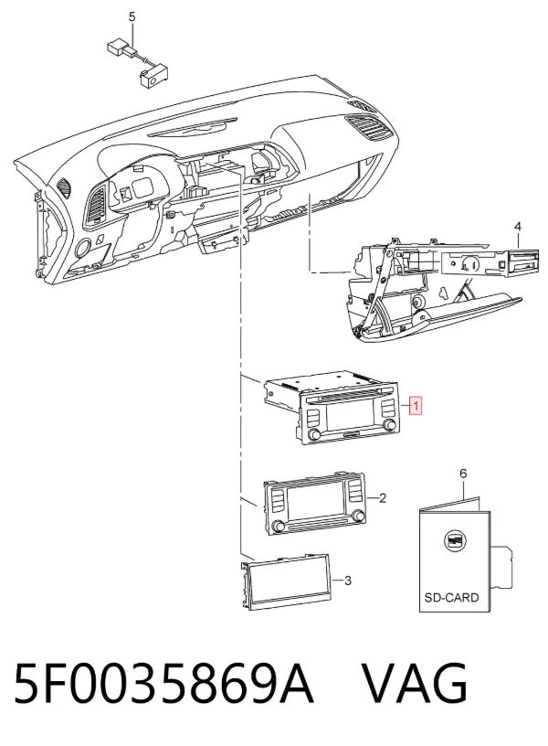 5F0035869A VAG