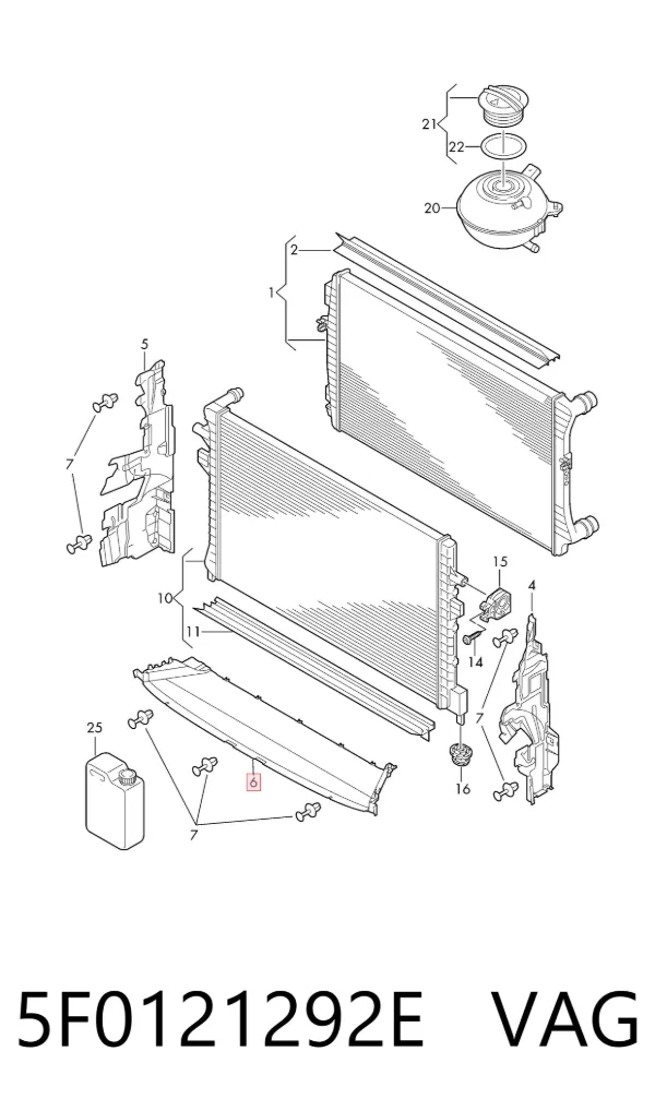  5F0121292E VAG
