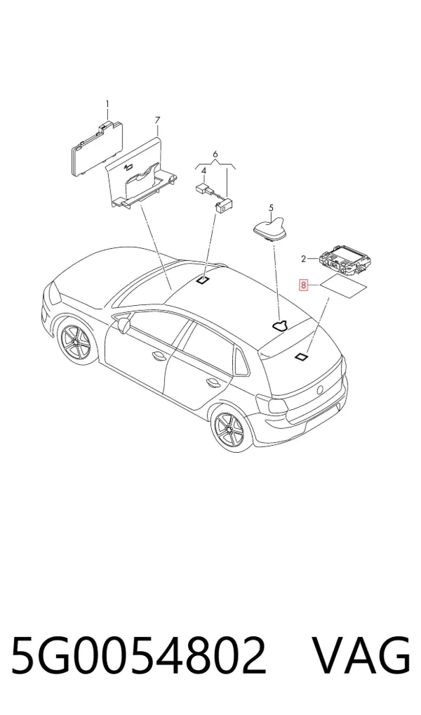  5G0054802 VAG