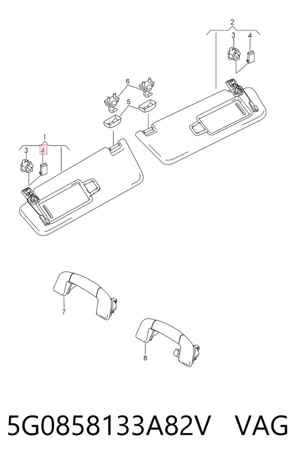 5G0858133A82V VAG