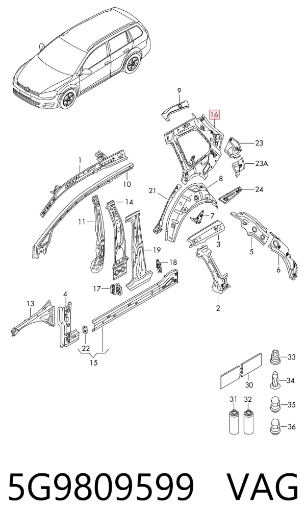  5G9809599 VAG