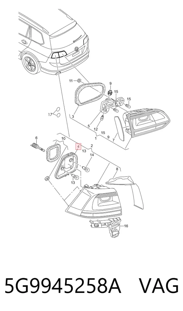  5G9945258A VAG