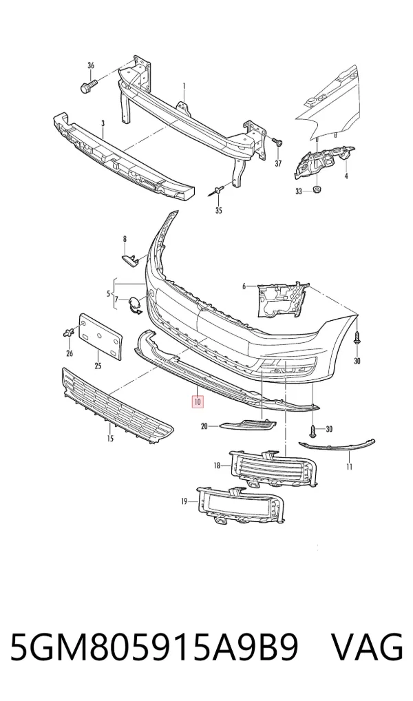  5GM805915A9B9 VAG