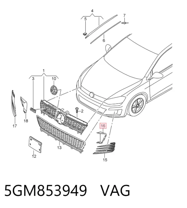  5GM853949 VAG