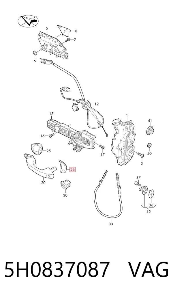  5H0837087 VAG