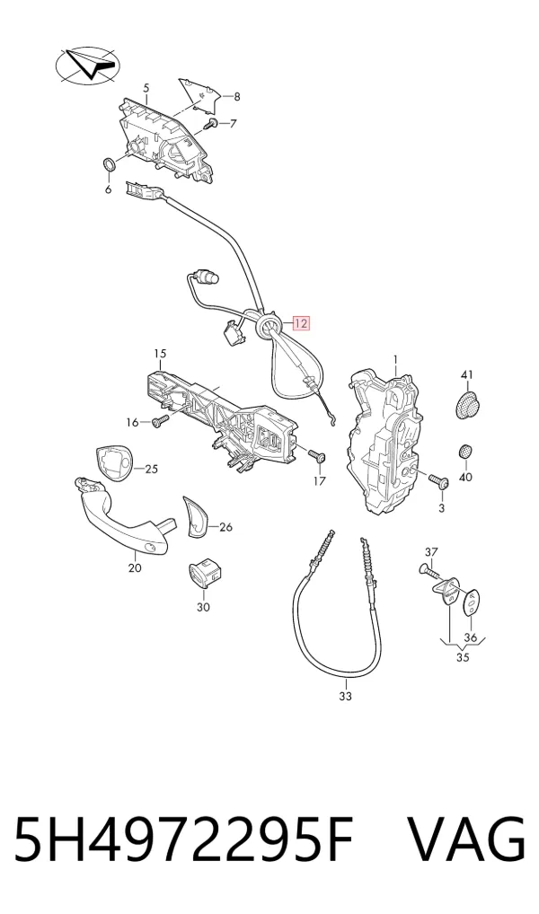  5H4972295F VAG