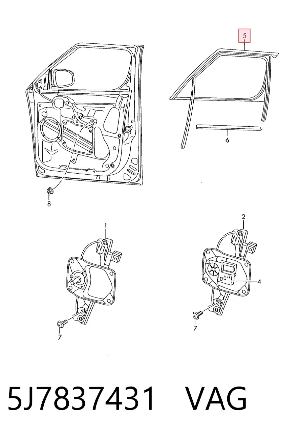  5J7837431 VAG