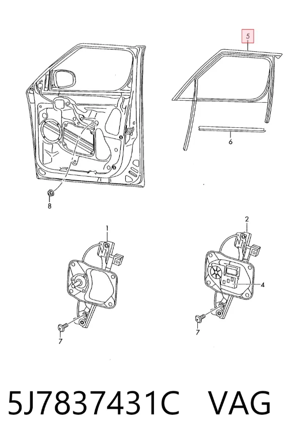  5J7837431C VAG