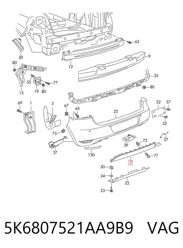  5K6807521AA9B9 VAG