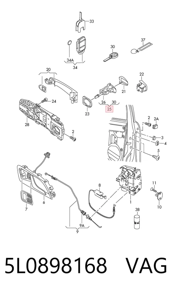  5L0898168 VAG