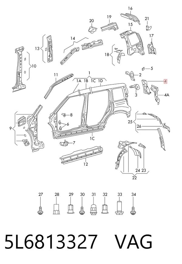  5L6813327 VAG