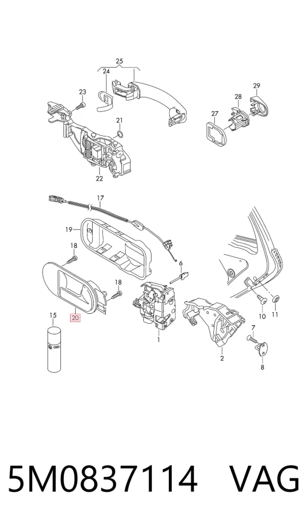  5M0837114 VAG