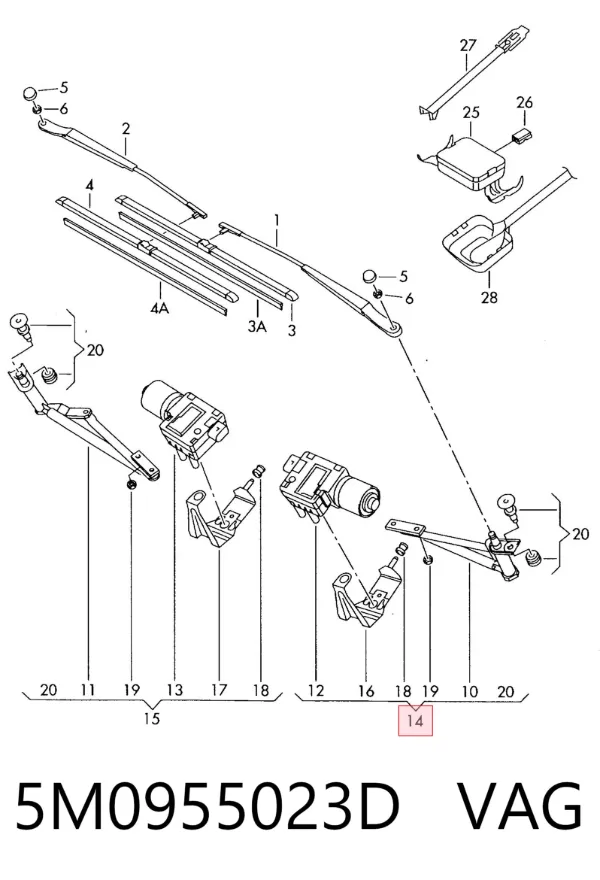  5M0955023D VAG