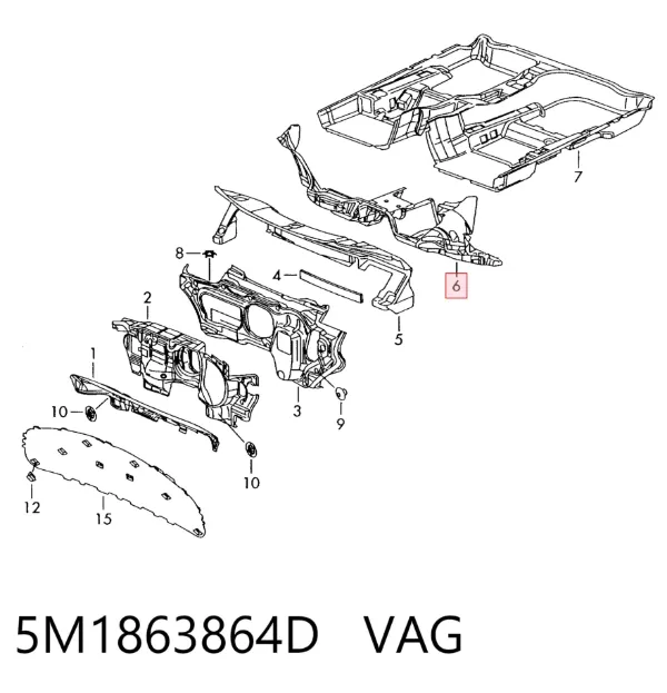  5M1863864D VAG
