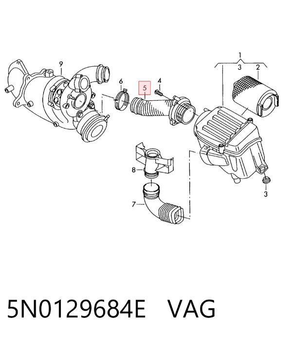  5N0129684E VAG