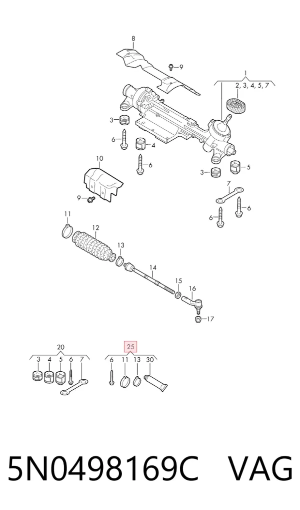  5N0498169C VAG