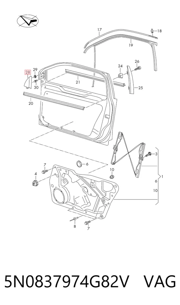  5N0837974G82V VAG