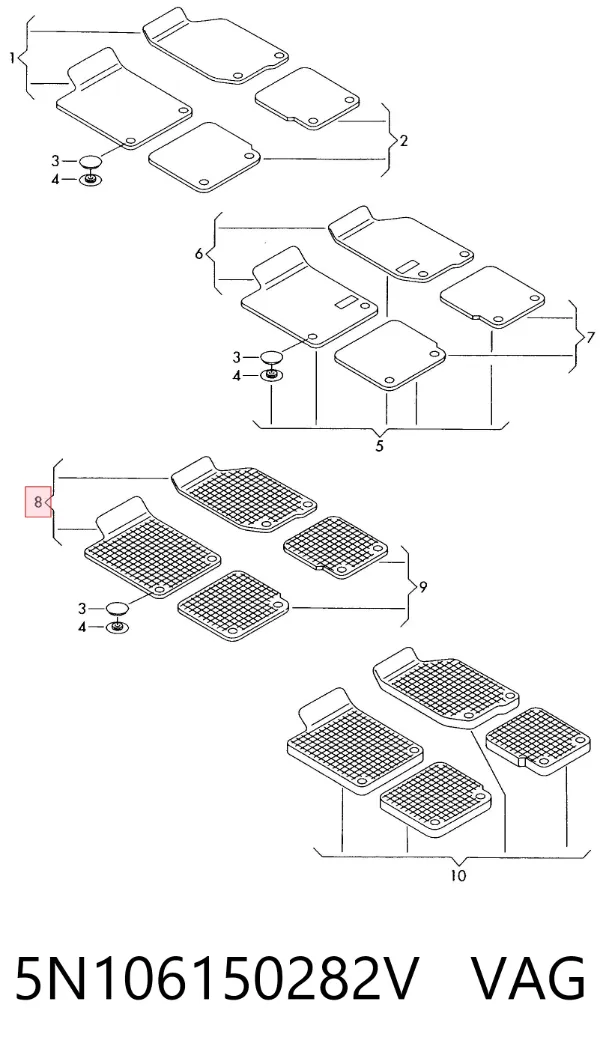  5N106150282V VAG