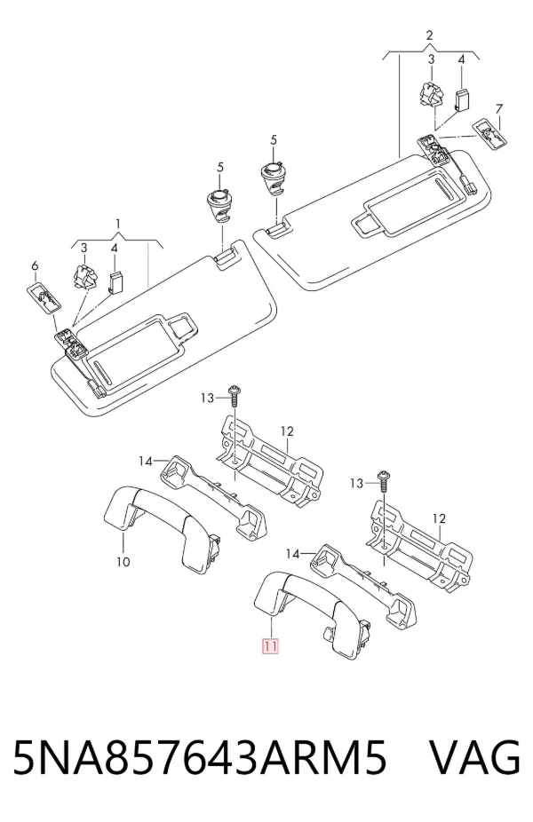  5NA857643ARM5 VAG