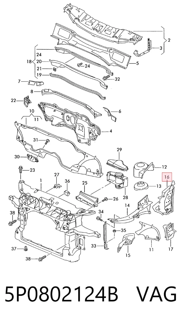  5P0802124B VAG