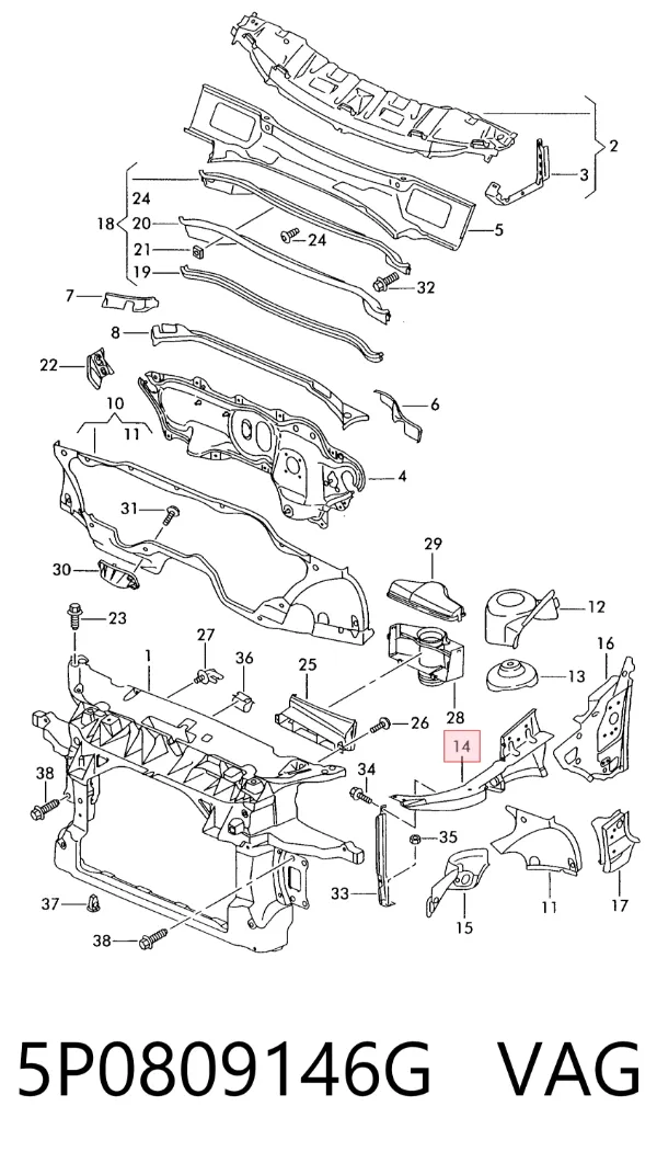  5P0809146G VAG