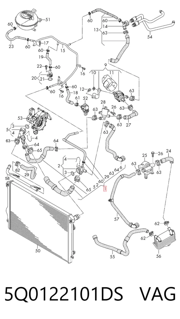  5Q0122101DS VAG