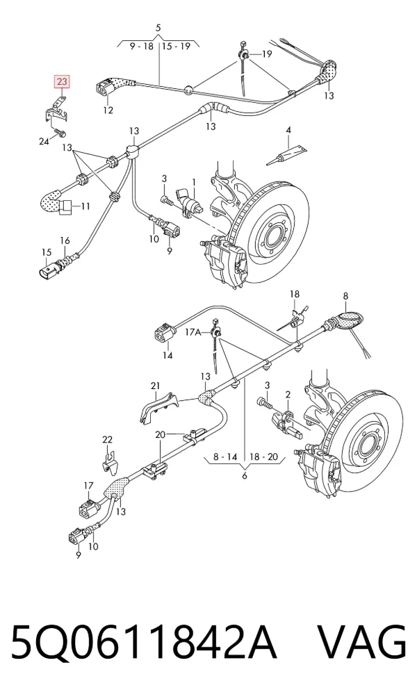  5Q0611842A VAG