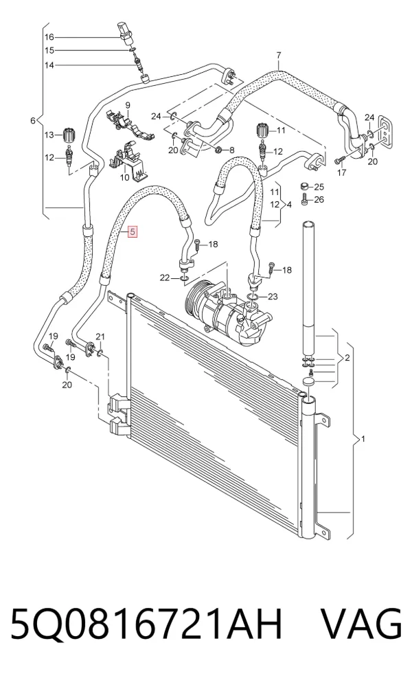  5Q0816721AH VAG