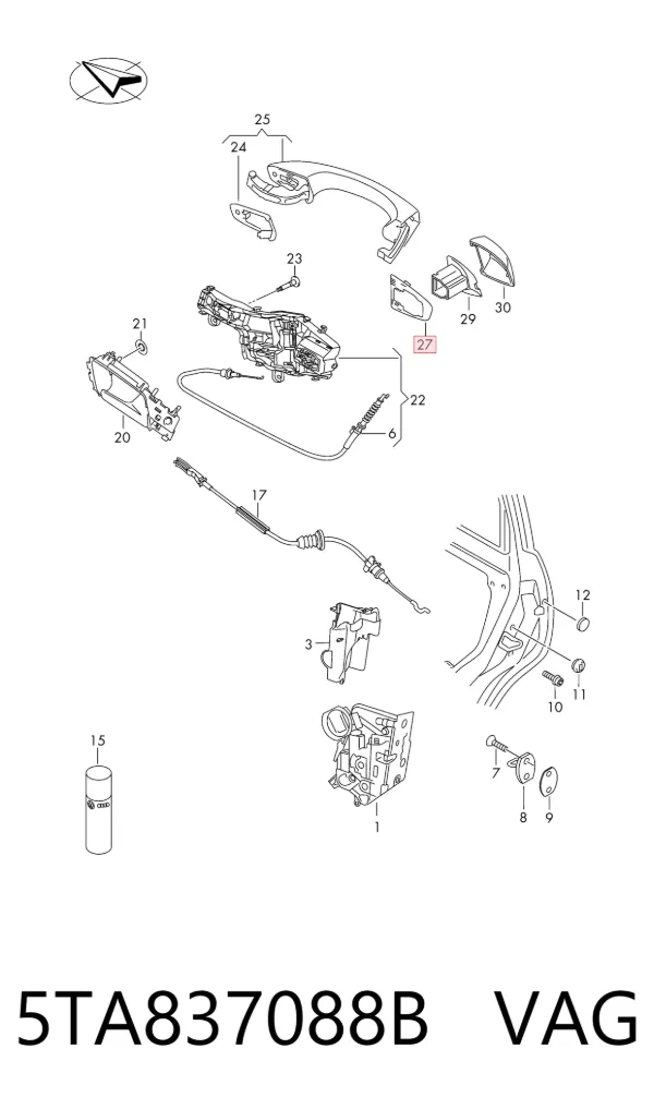  5TA837088B VAG