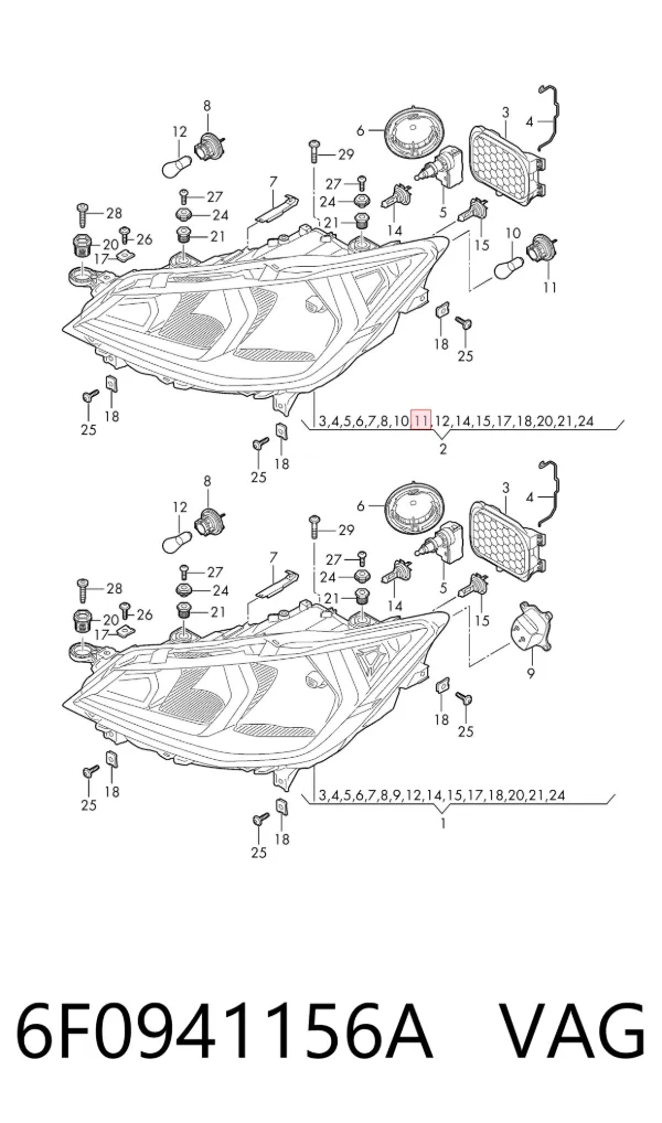  6F0941156A VAG