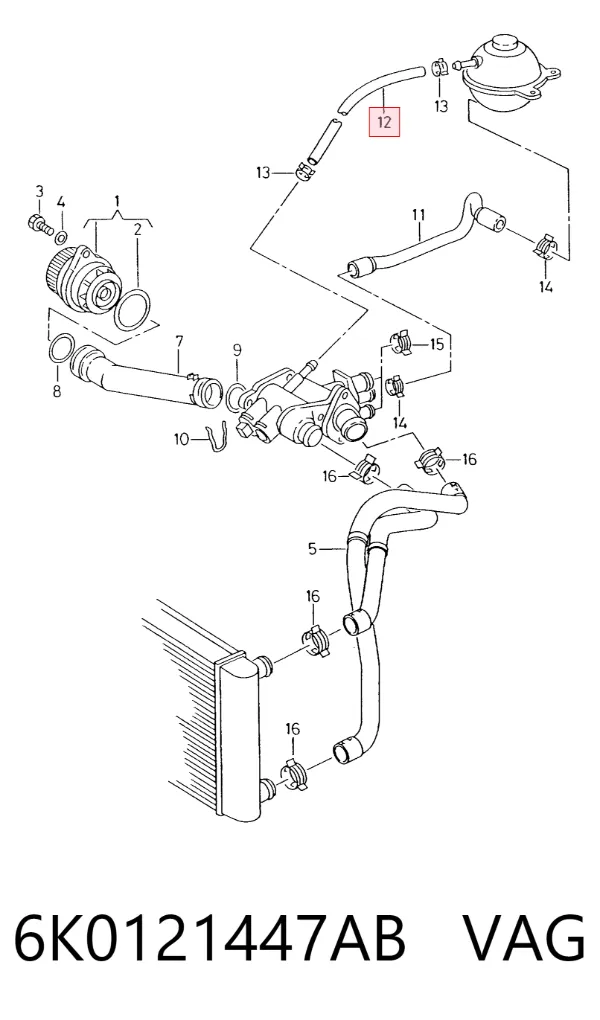  6K0121447AB VAG