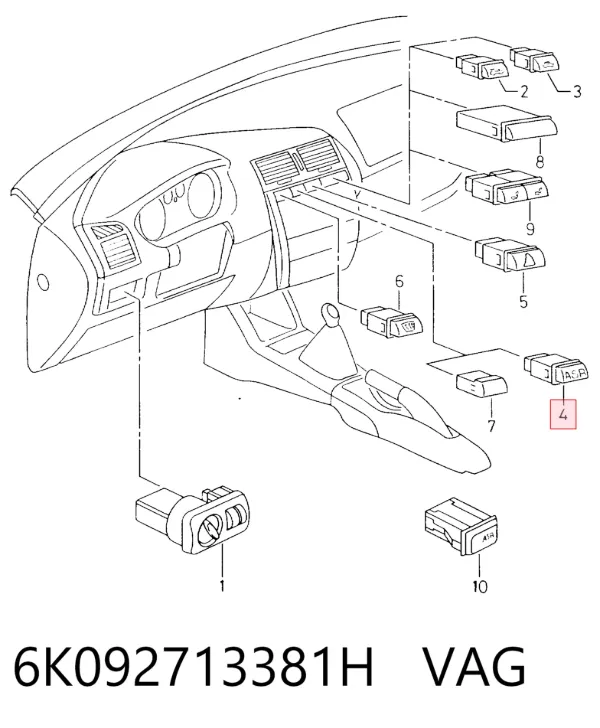  6K092713381H VAG