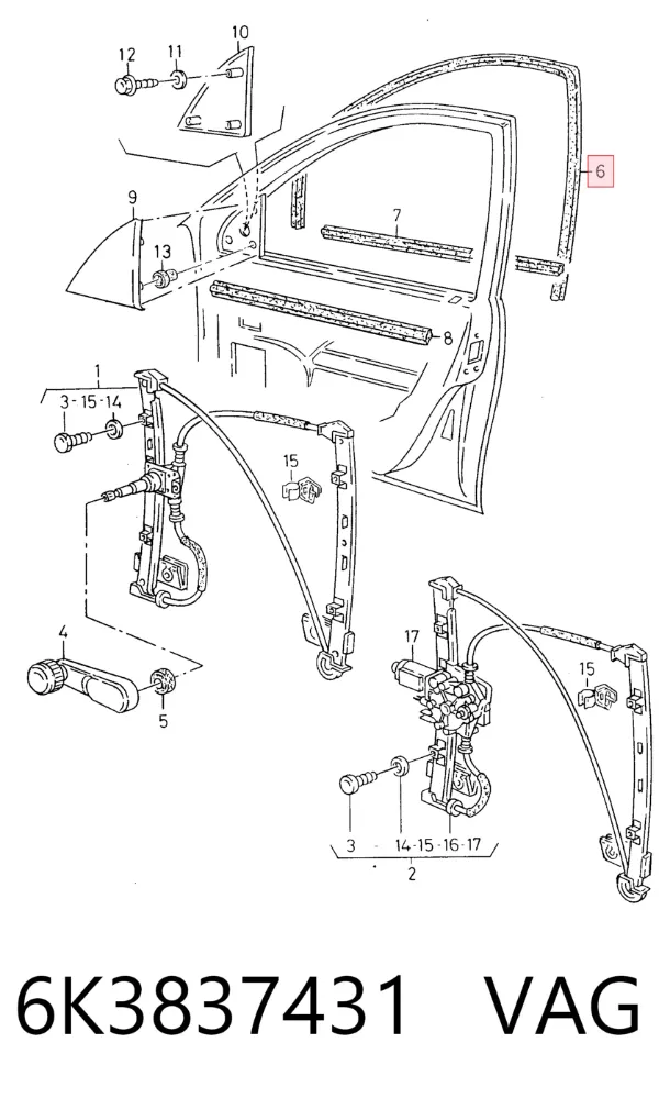  6K3837431 VAG