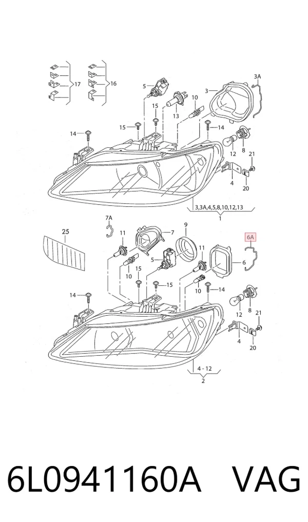  6L0941160A VAG