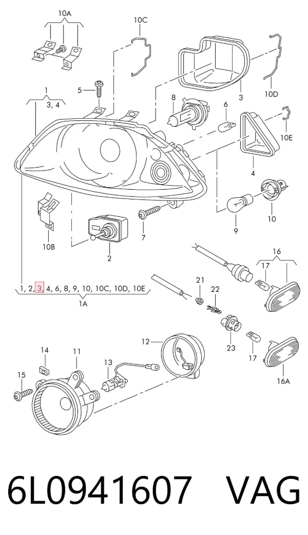  6L0941607 VAG