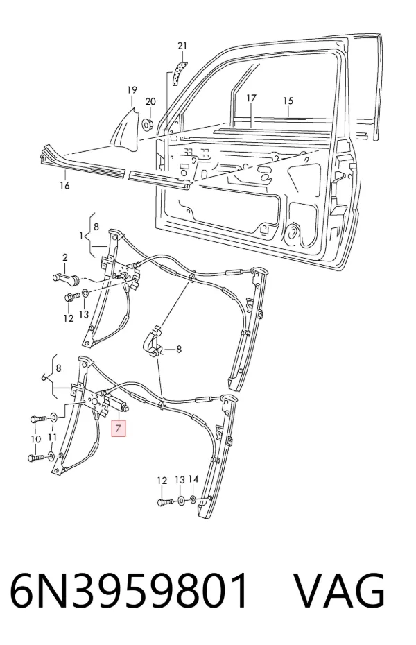  6N3959801 VAG