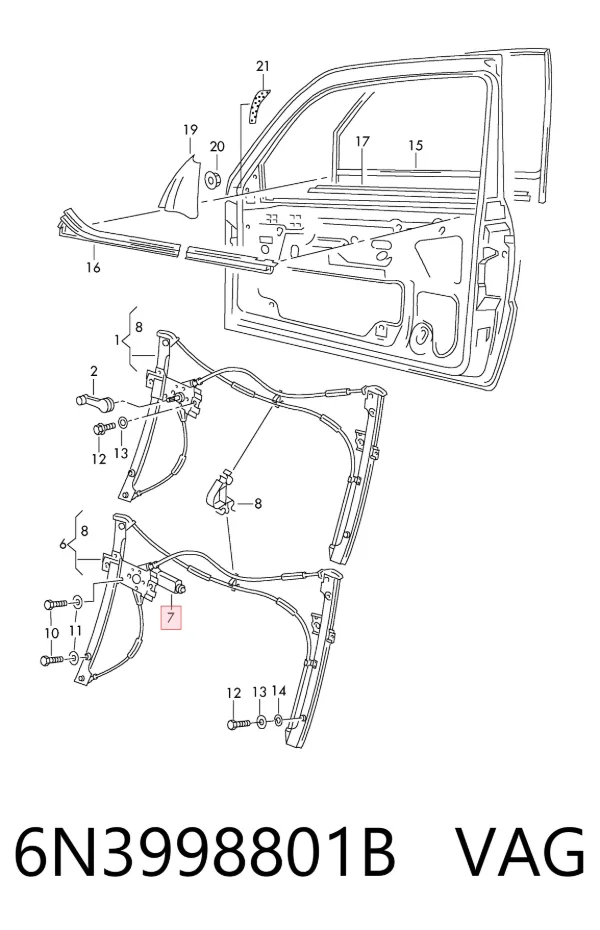  6N3998801B VAG