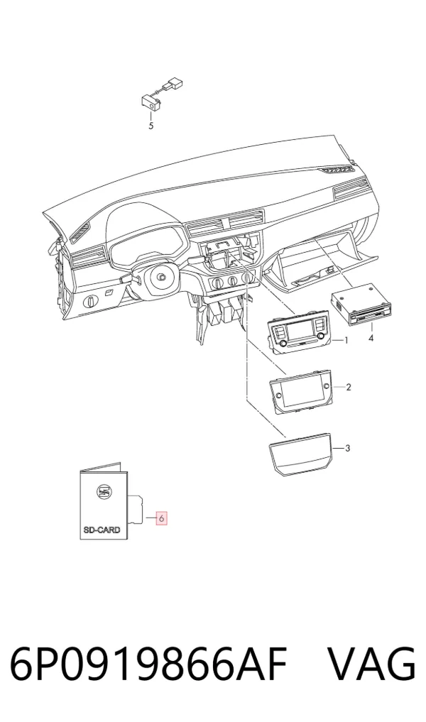  6P0919866AF VAG