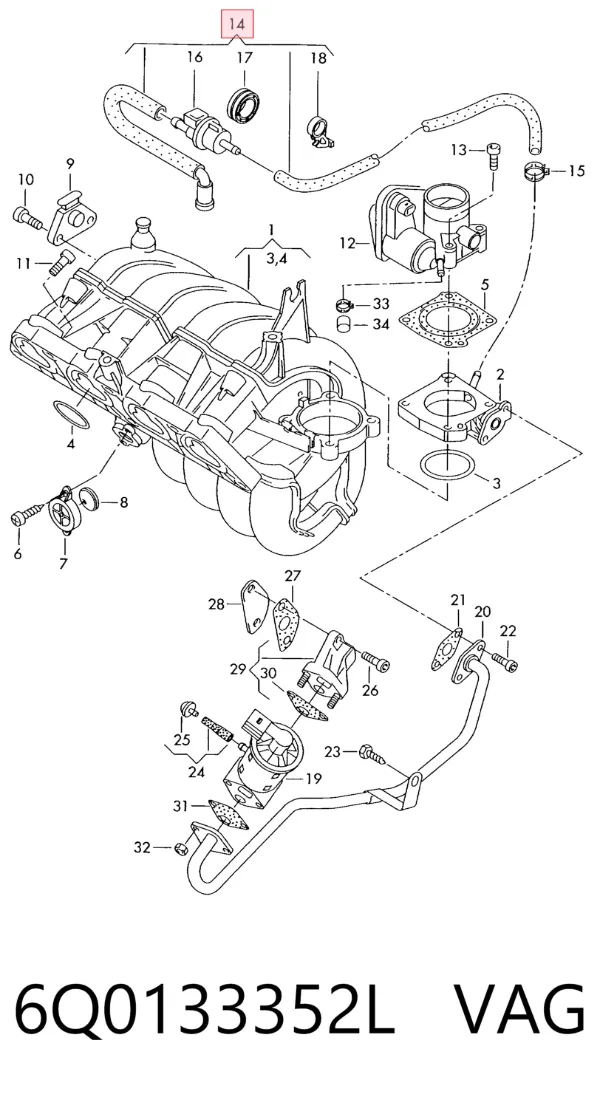  6Q0133352L VAG