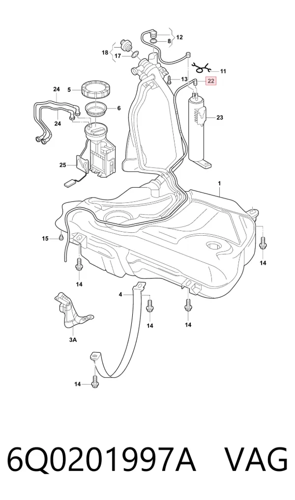  6Q0201997A VAG