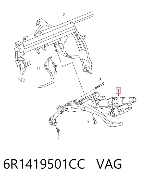 Coluna da direção Seat Ibiza IV