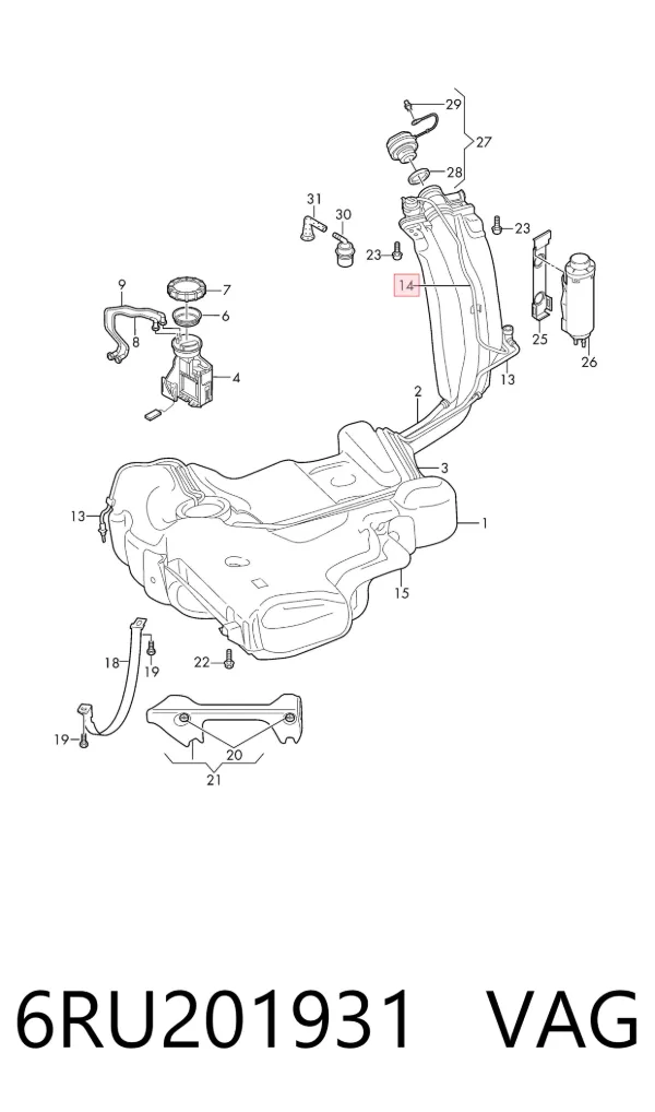 6RU201931 VAG