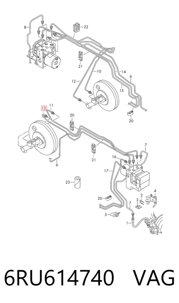  6RU614740 VAG