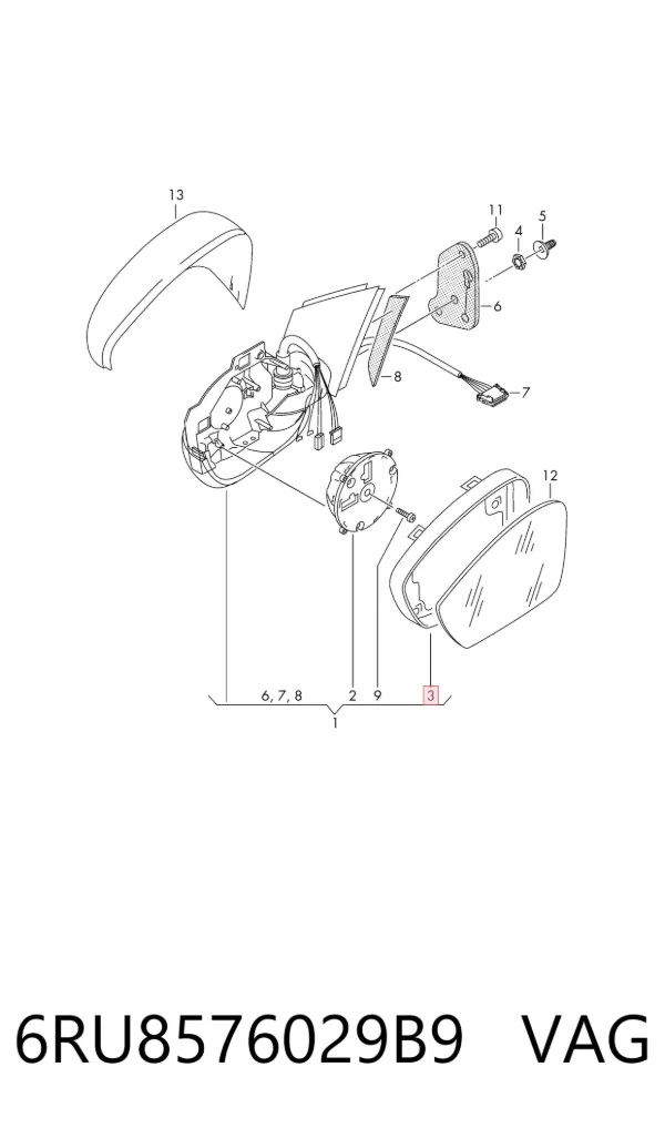 6RU8576029B9 VAG