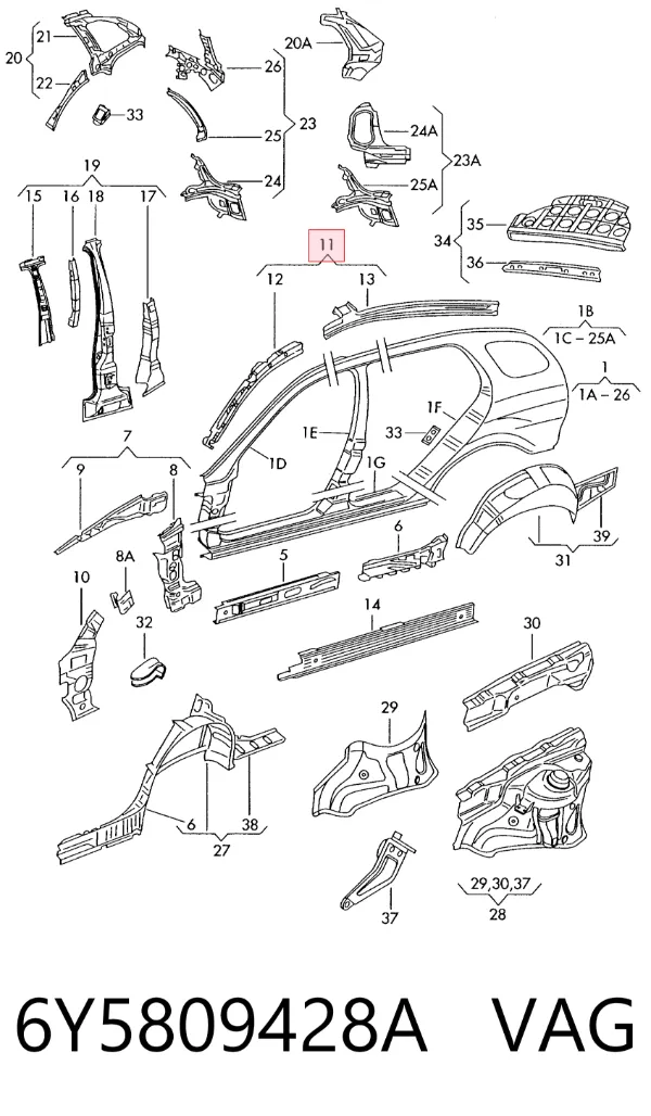  6Y5809428A VAG